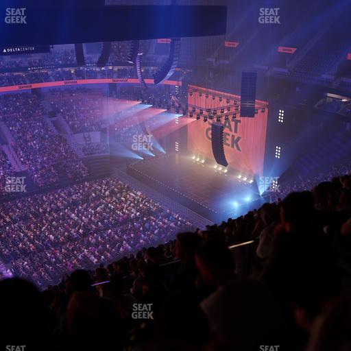 Delta Center - Section 134 Seat View