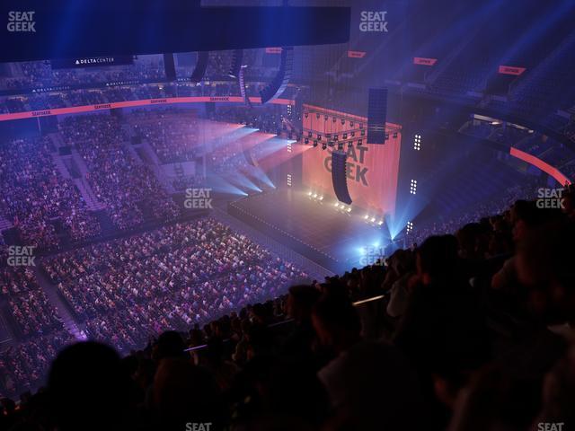 Delta Center - Section 134 Seat View