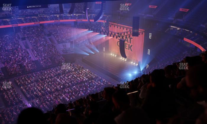 Delta Center - Section 134 Seat View