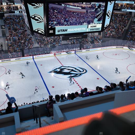 Delta Center - Section 134 Seat View