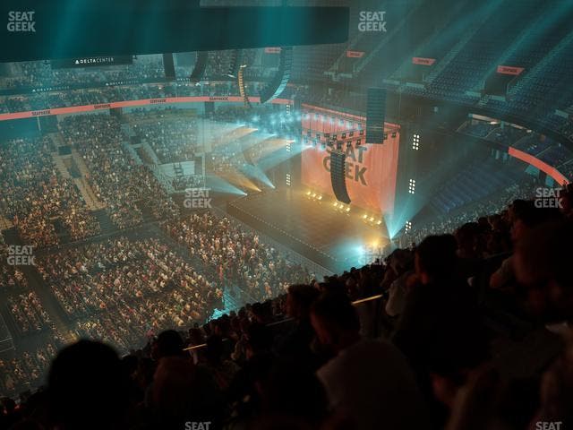 Delta Center - Section 134 Seat View