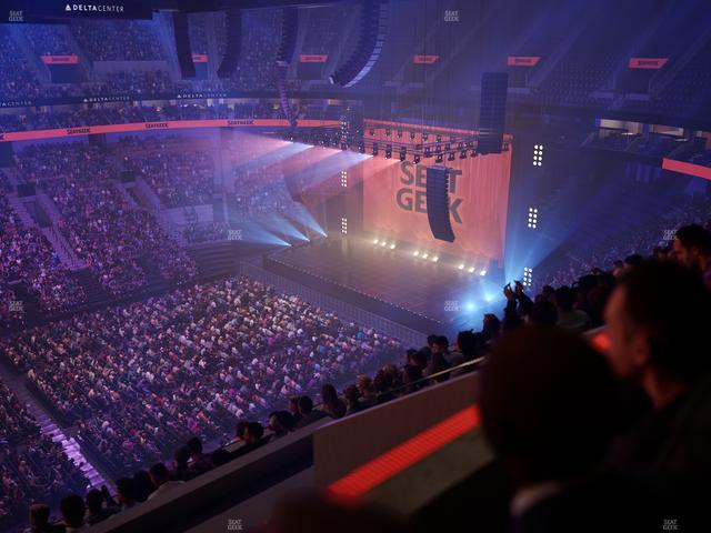 Delta Center - Section 134 Seat View