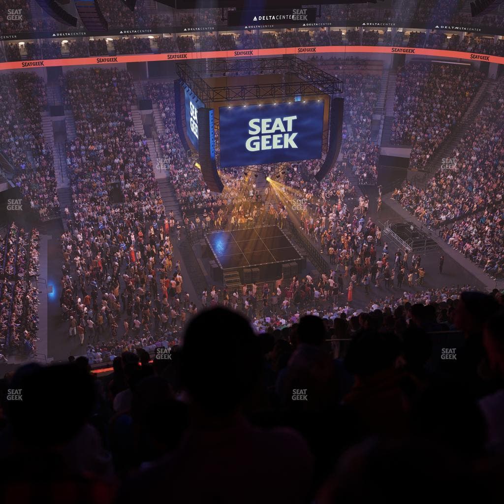 Delta Center - Section 134 Seat View