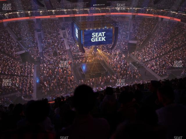 Delta Center - Section 134 Seat View