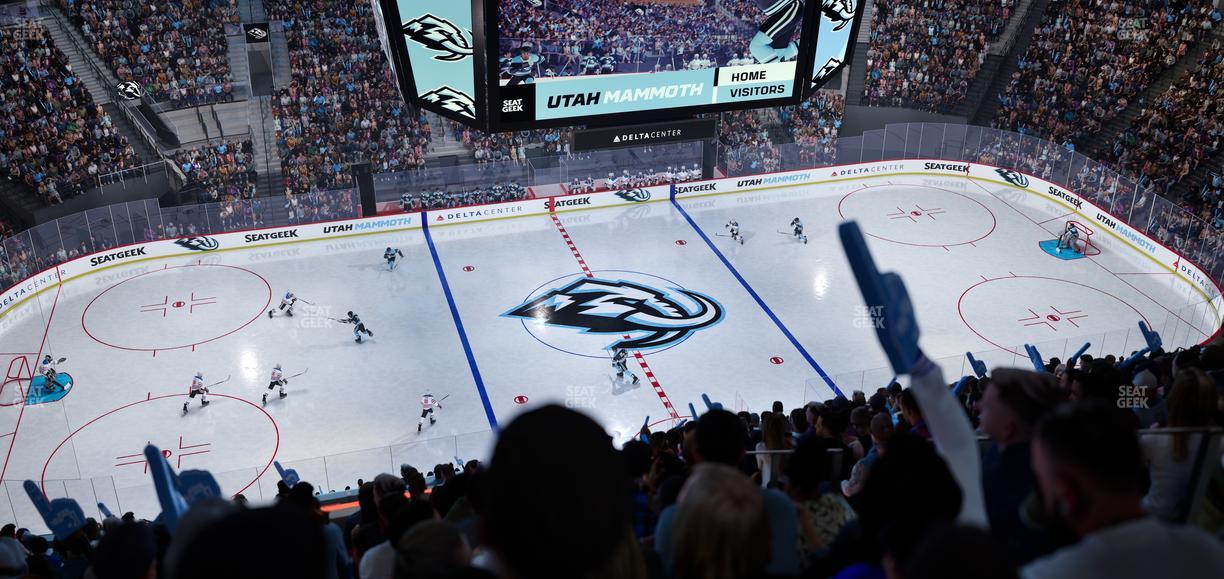 Delta Center - Section 134 Seat View