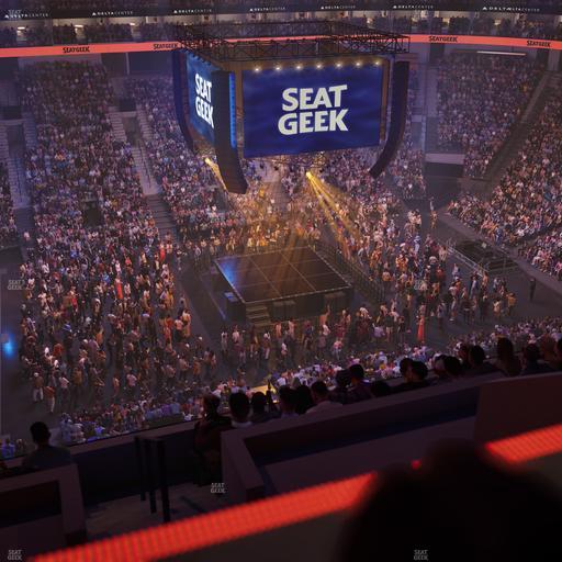 Delta Center - Section 134 Seat View