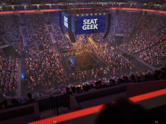Delta Center - Section 134 Seat View