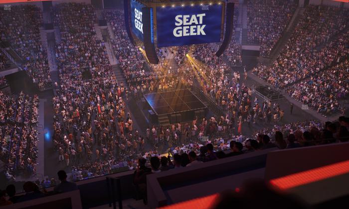 Delta Center - Section 134 Seat View