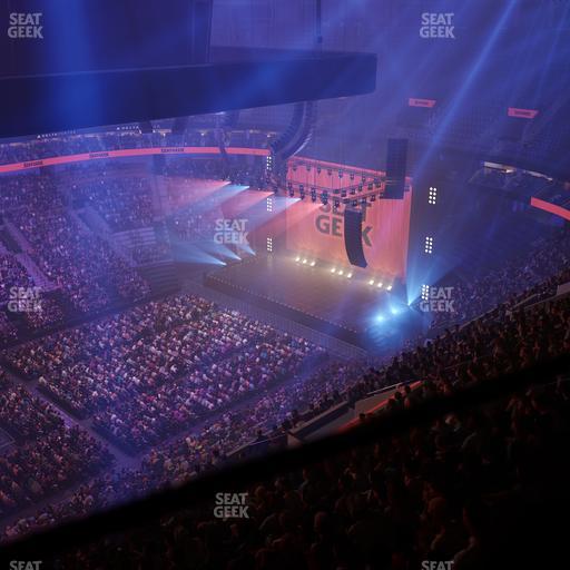 Delta Center - Section 135 Seat View