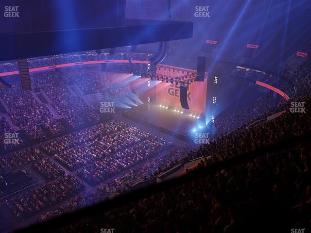 Delta Center - Section 135 Seat View