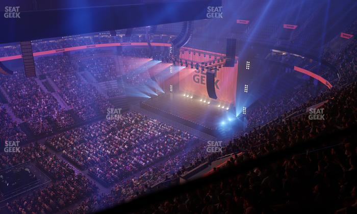 Delta Center - Section 135 Seat View