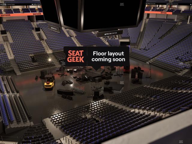 Delta Center - Section 135 Seat View