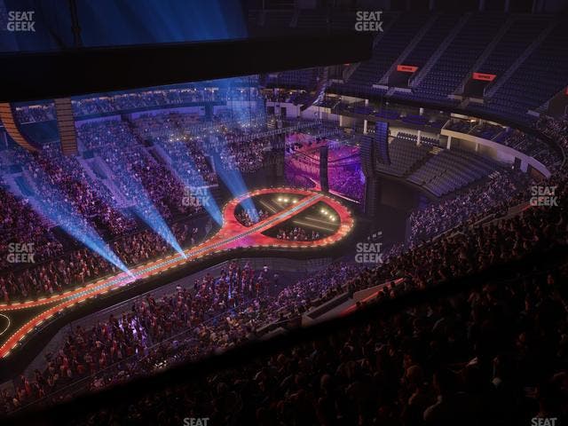 Delta Center - Section 135 Seat View