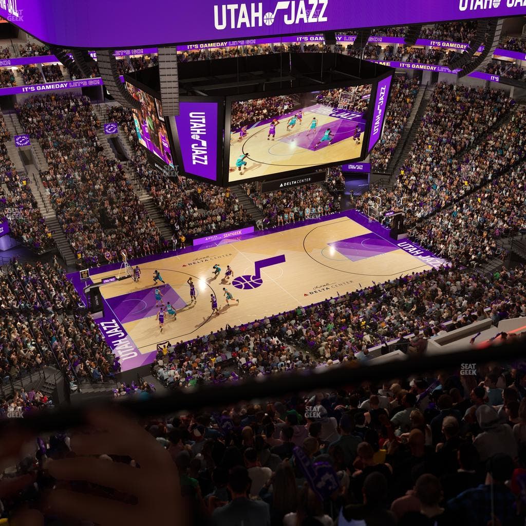 Delta Center - Section 135 Seat View