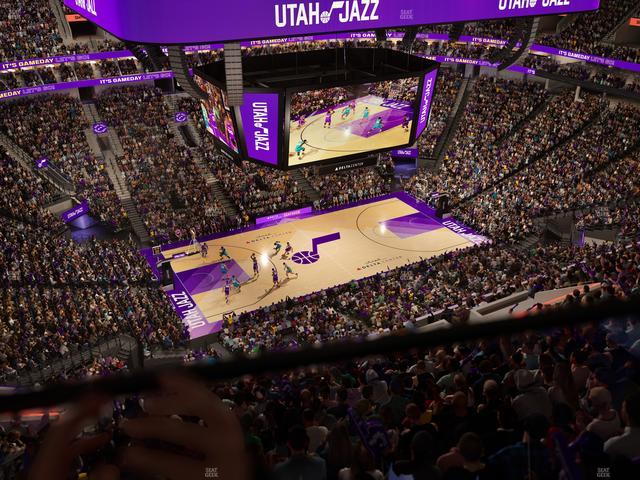 Delta Center - Section 135 Seat View Delta Center - Section 135 Seat View