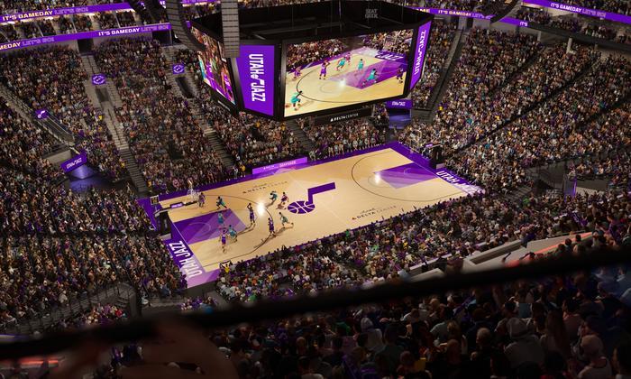 Delta Center - Section 135 Seat View