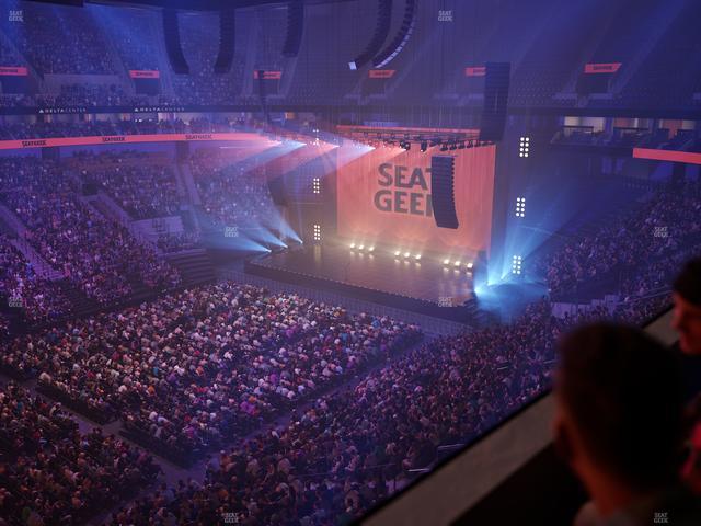 Delta Center - Section 135 Seat View