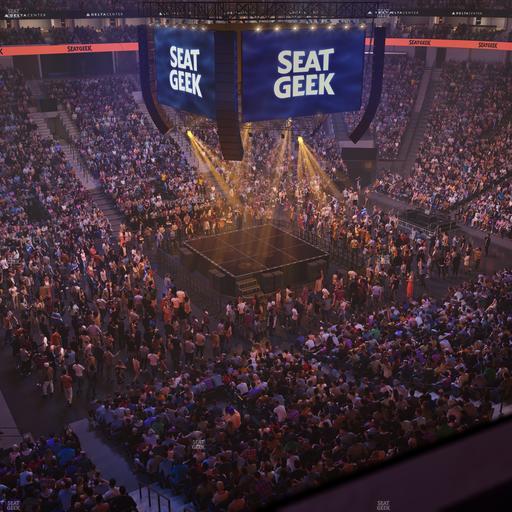 Delta Center - Section 135 Seat View