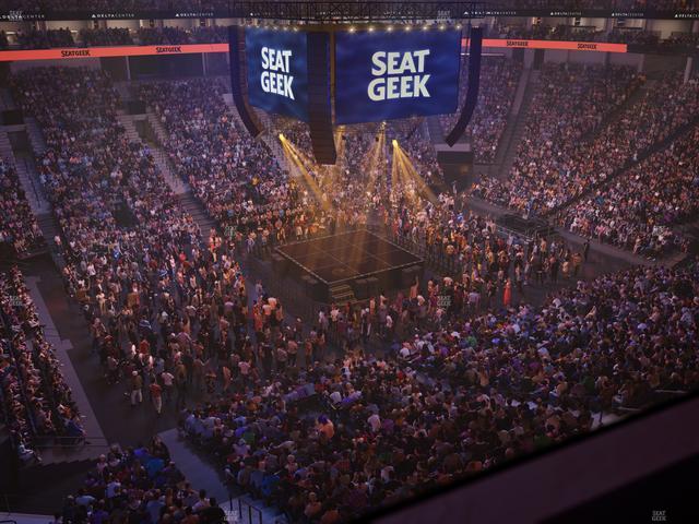 Delta Center - Section 135 Seat View