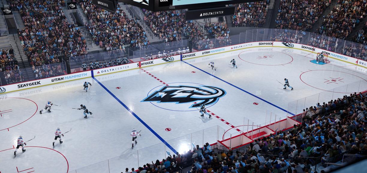 Delta Center - Section 135 Seat View