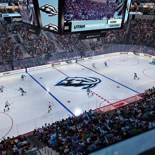 Delta Center - Section 135 Seat View