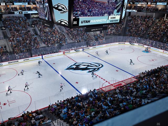 Delta Center - Section 135 Seat View