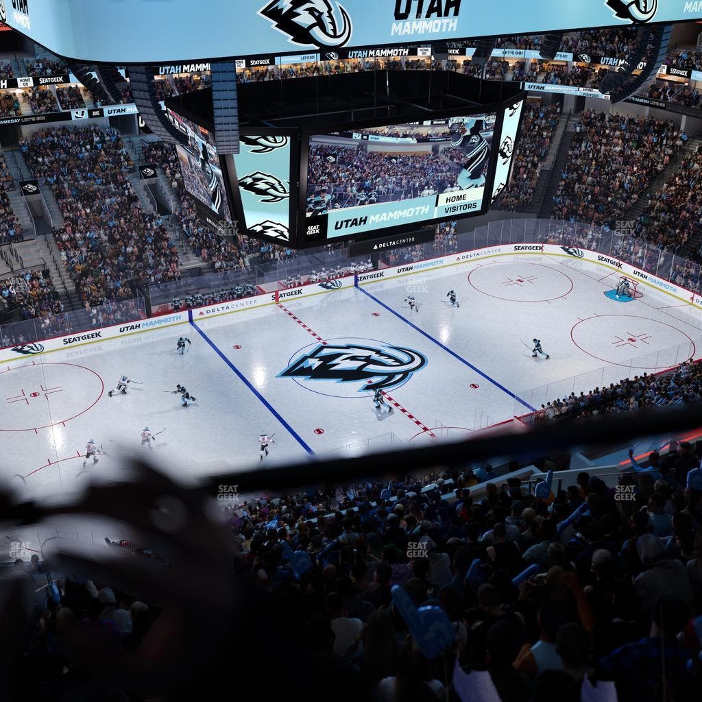 Delta Center - Section 135 Seat View