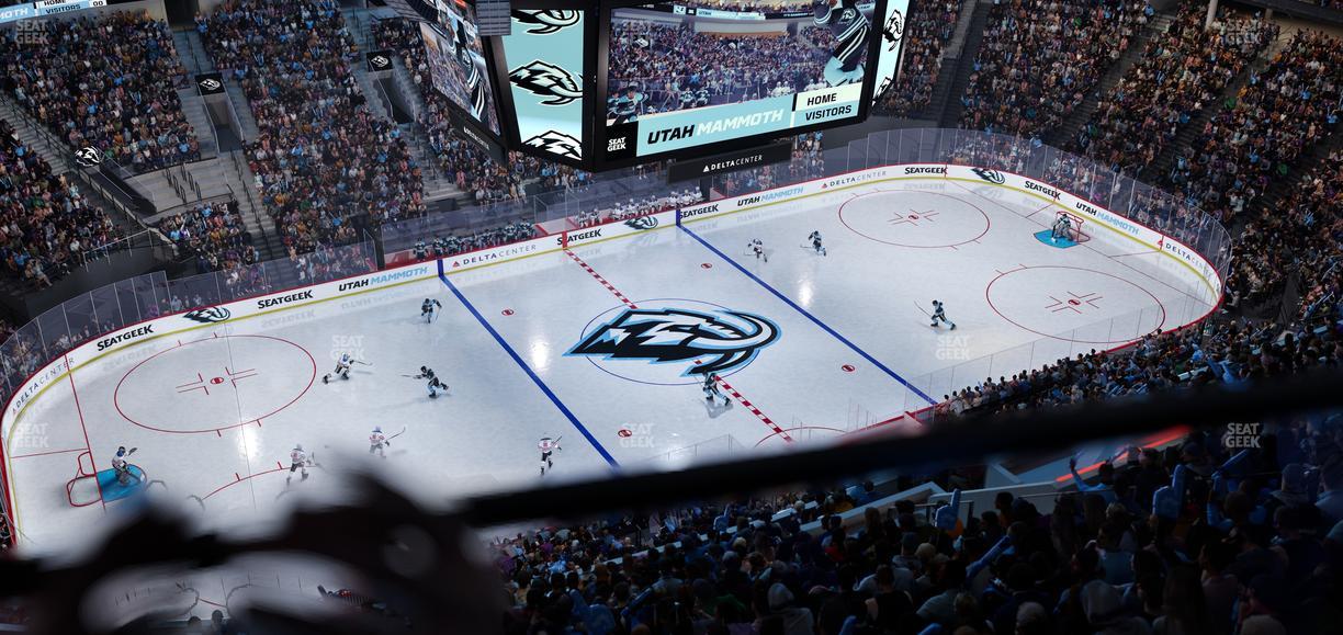 Delta Center - Section 135 Seat View