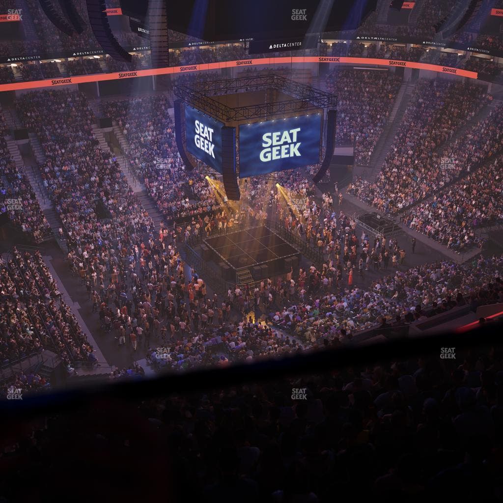 Delta Center - Section 135 Seat View