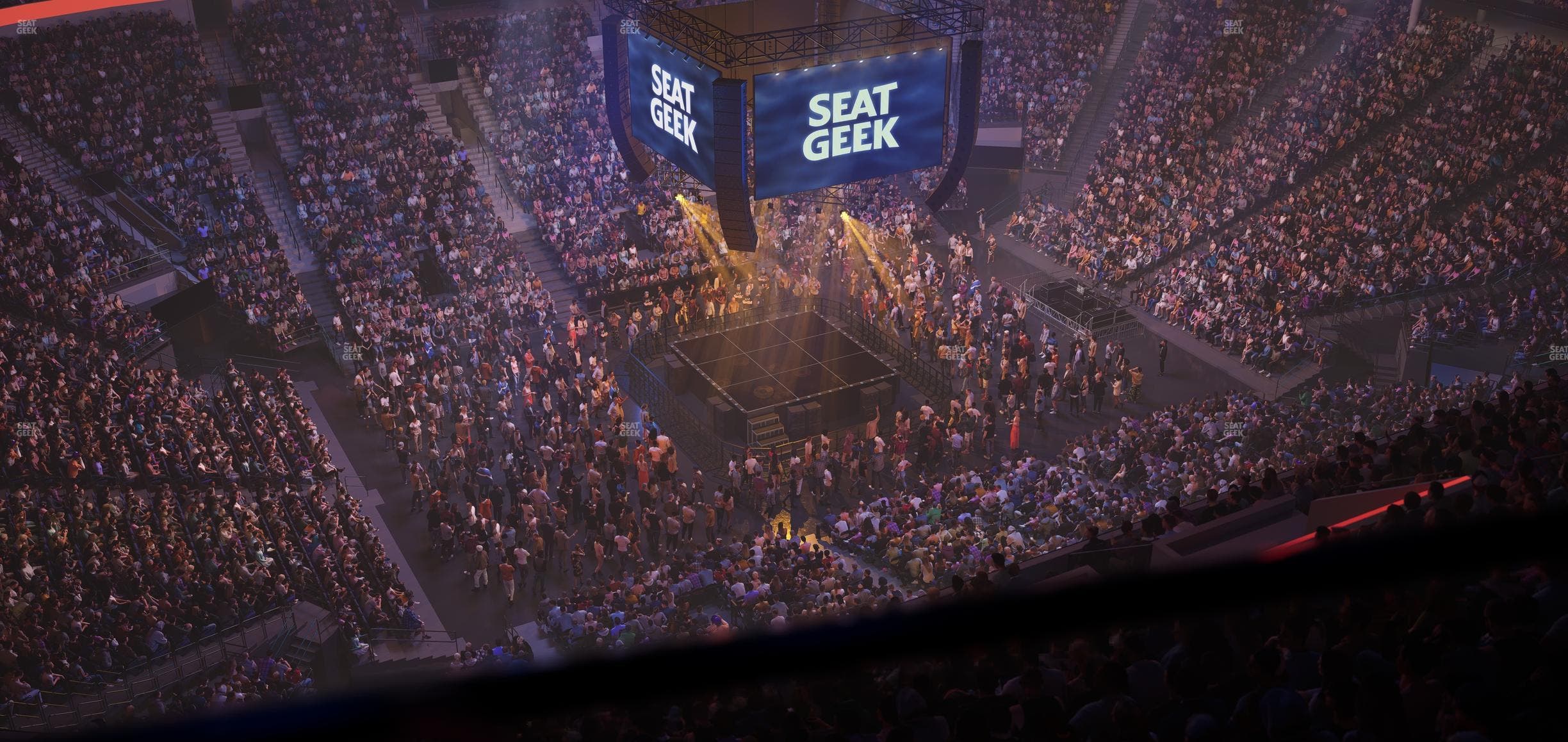 Delta Center - Section 135 Seat View