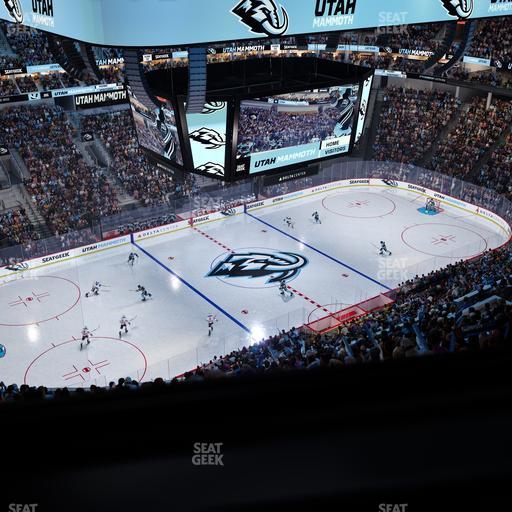 Delta Center - Section 136 Seat View