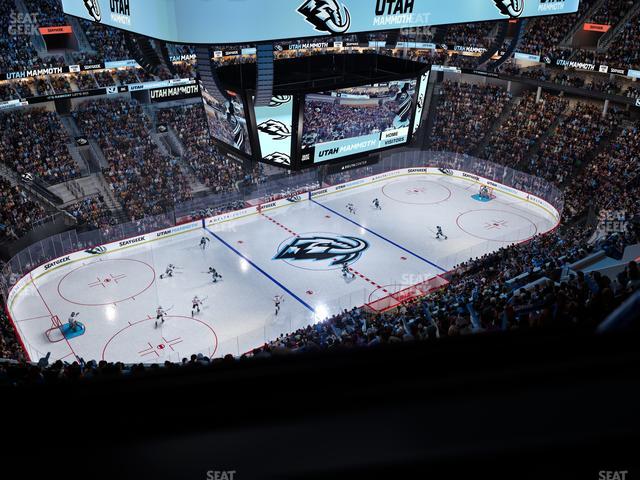 Delta Center - Section 136 Seat View