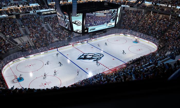 Delta Center - Section 136 Seat View