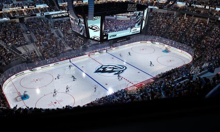 Delta Center - Section 136 Seat View