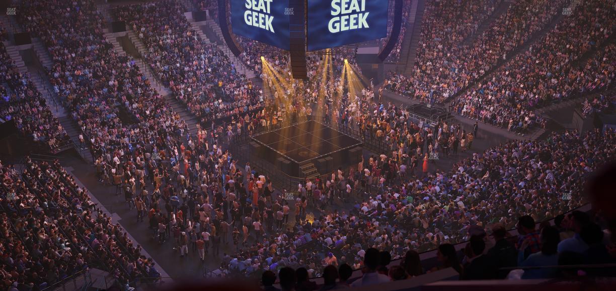 Delta Center - Section 136 Seat View