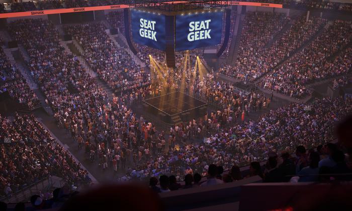 Delta Center - Section 136 Seat View