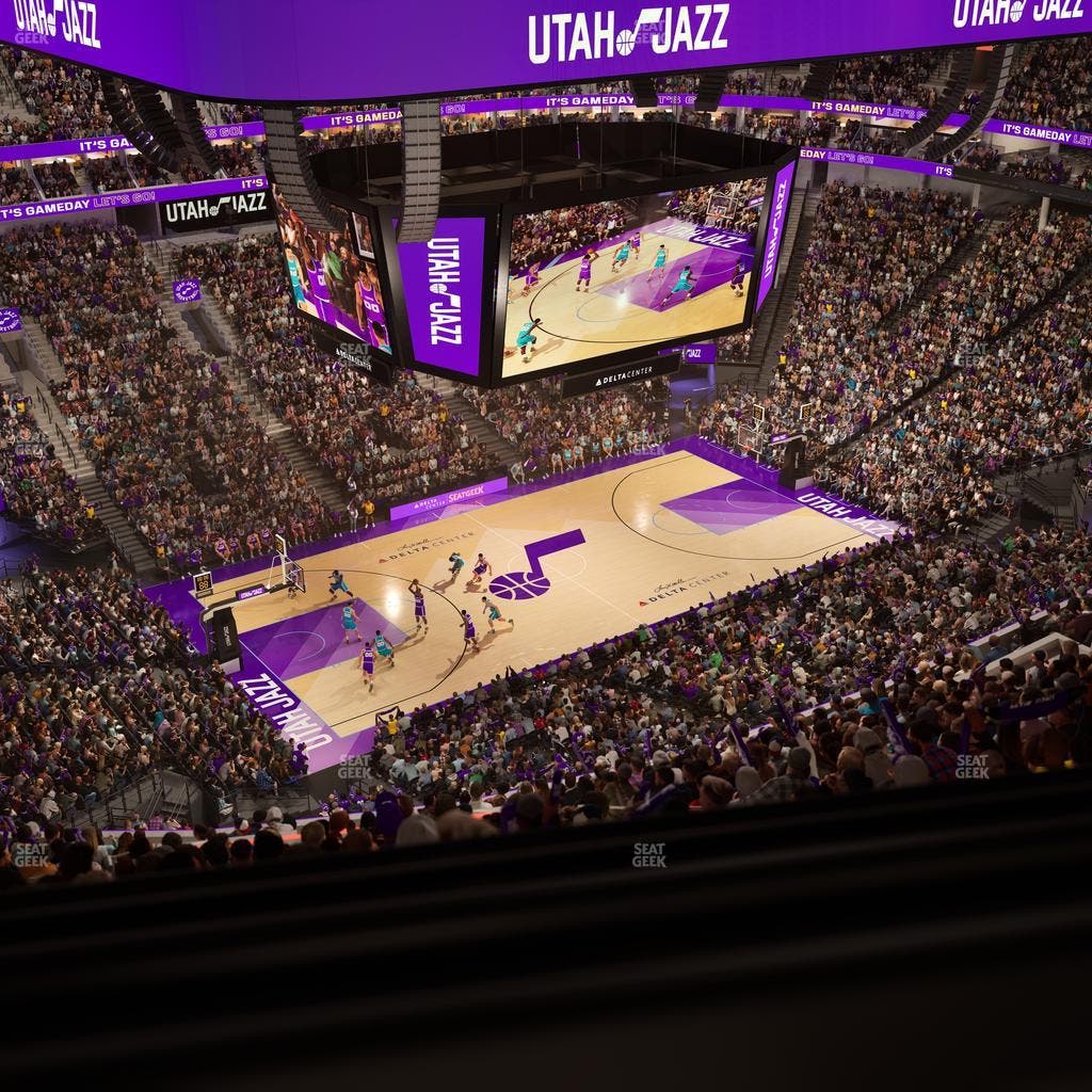 Delta Center - Section 136 Seat View
