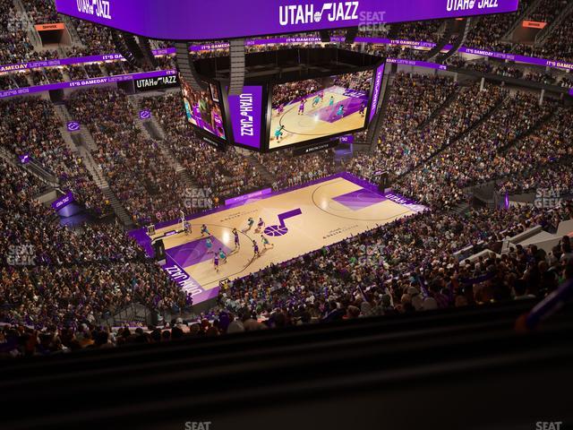 Delta Center - Section 136 Seat View Delta Center - Section 136 Seat View