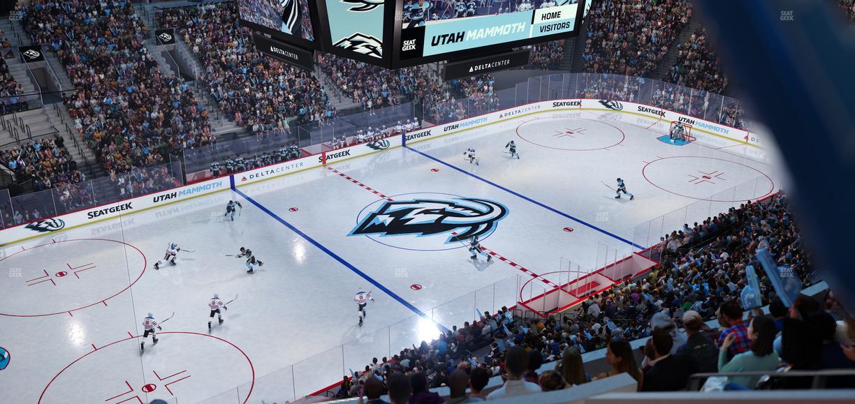 Delta Center - Section 136 Seat View