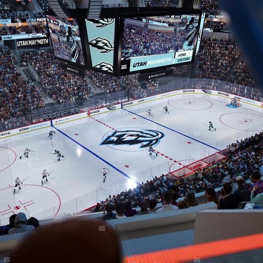 Delta Center - Section 136 Seat View