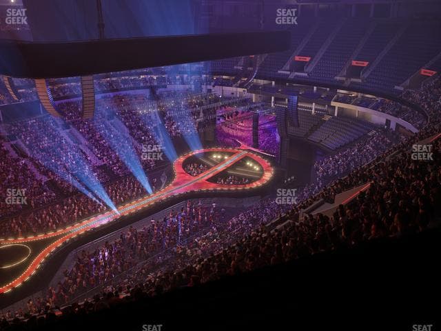 Delta Center - Section 136 Seat View