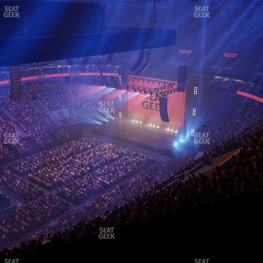 Delta Center - Section 136 Seat View