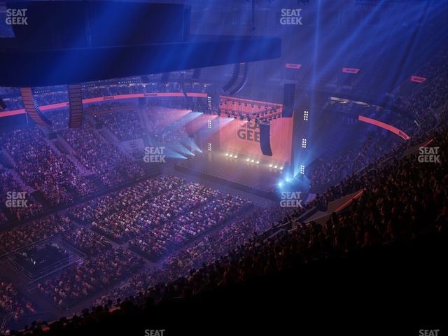 Delta Center - Section 136 Seat View