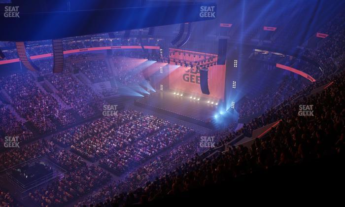 Delta Center - Section 136 Seat View