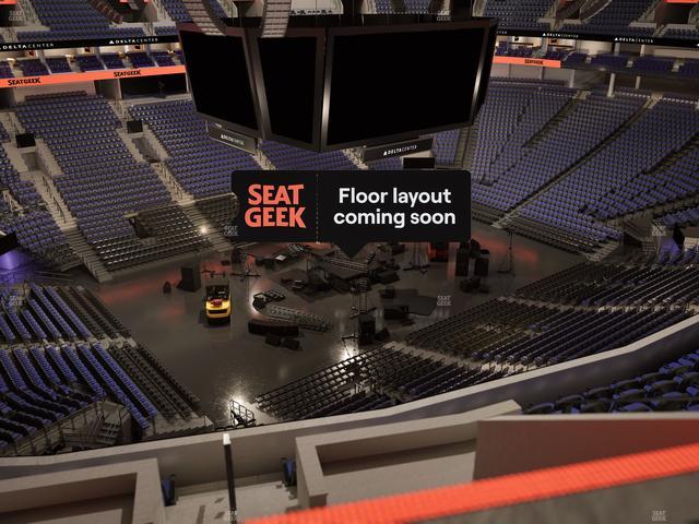 Delta Center - Section 136 Seat View