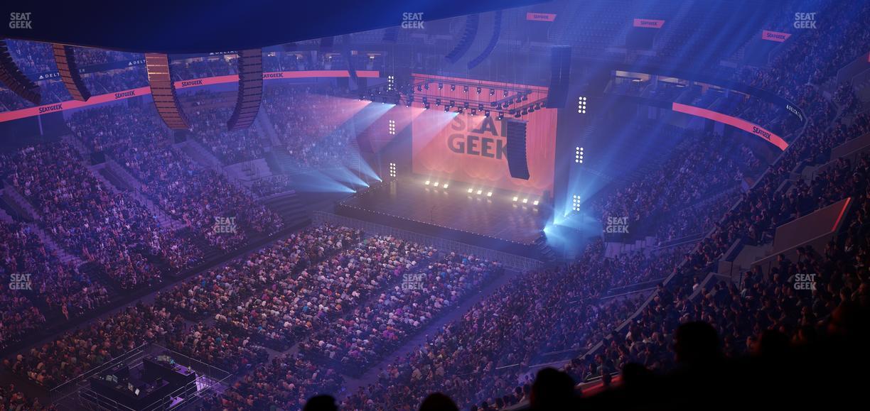 Delta Center - Section 137 Seat View