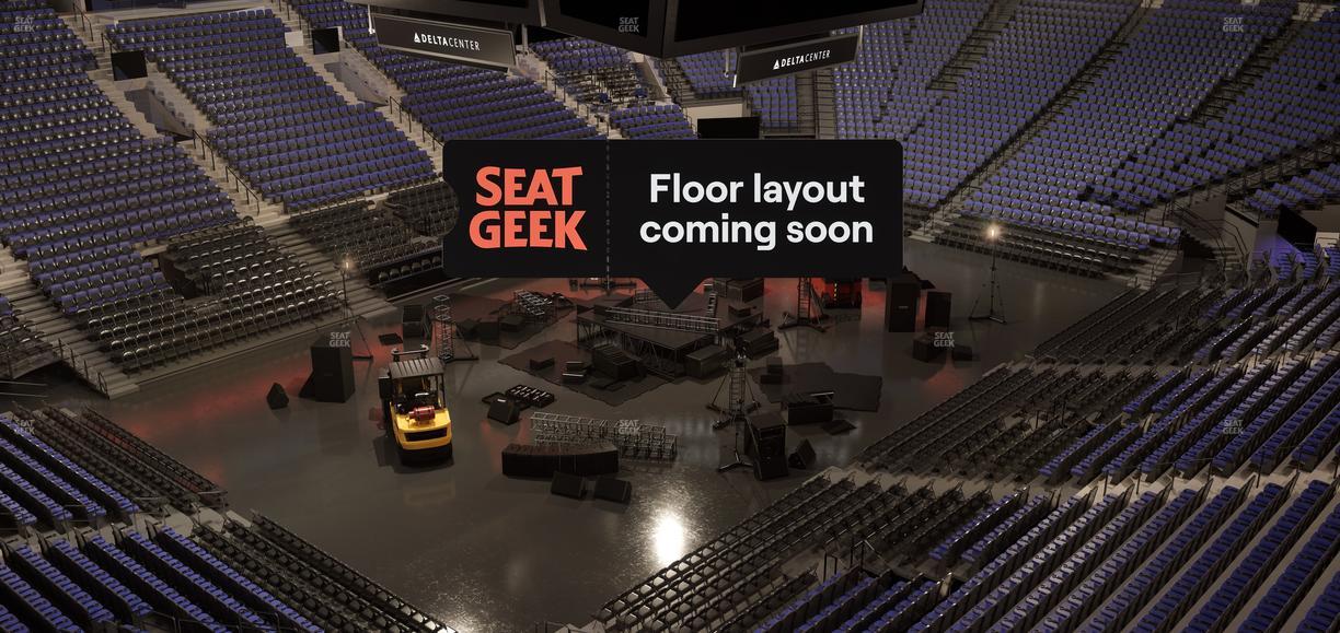 Delta Center - Section 137 Seat View