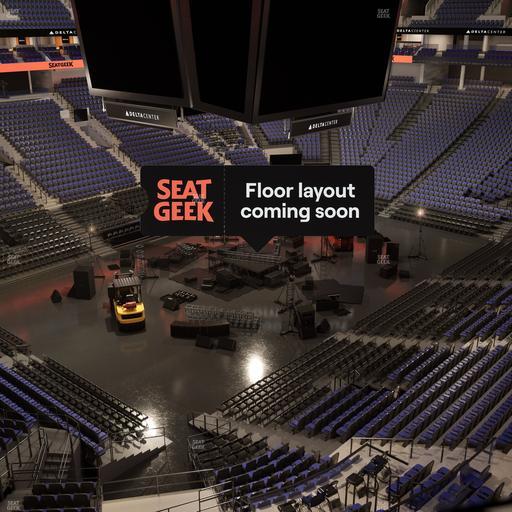 Delta Center - Section 137 Seat View