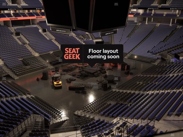 Delta Center - Section 137 Seat View