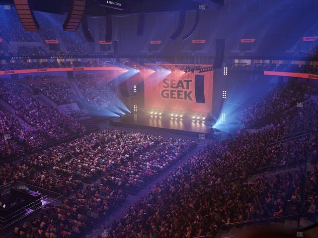 Delta Center - Section 137 Seat View